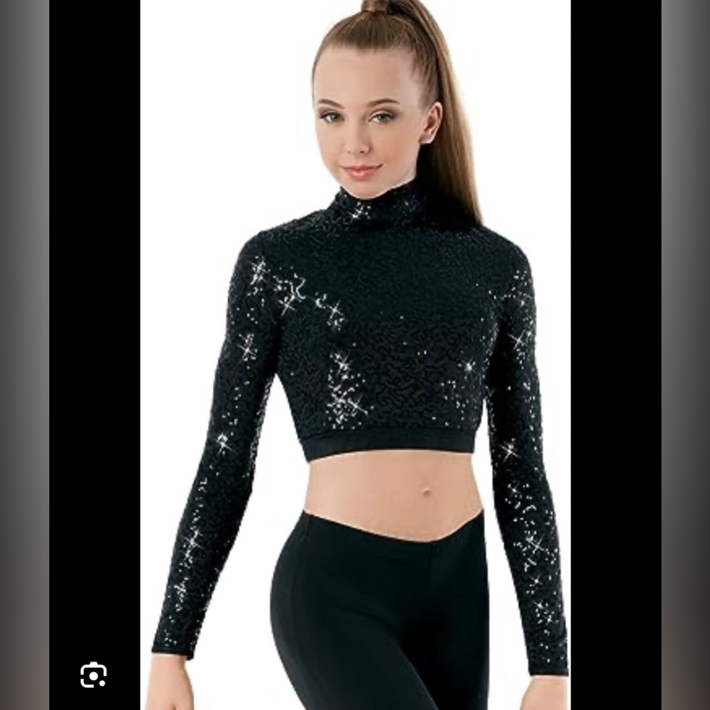 Balera Sequin Crop Top Dance Recital Costume